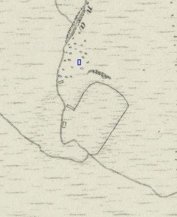 Unmapped building on western site of Riechappel